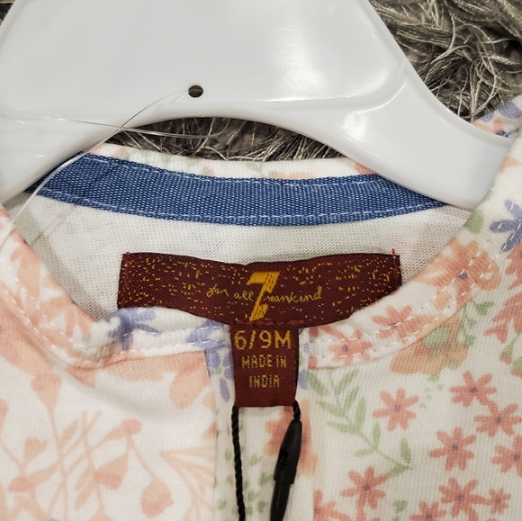 NWT Baby Girl's 7 for All Mankind Outfit size 6/9M - Picture 6 of 8